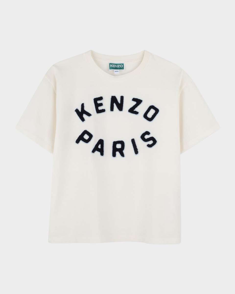Boy's Embroidered Logo-Print T-Shirt, Size 2-4